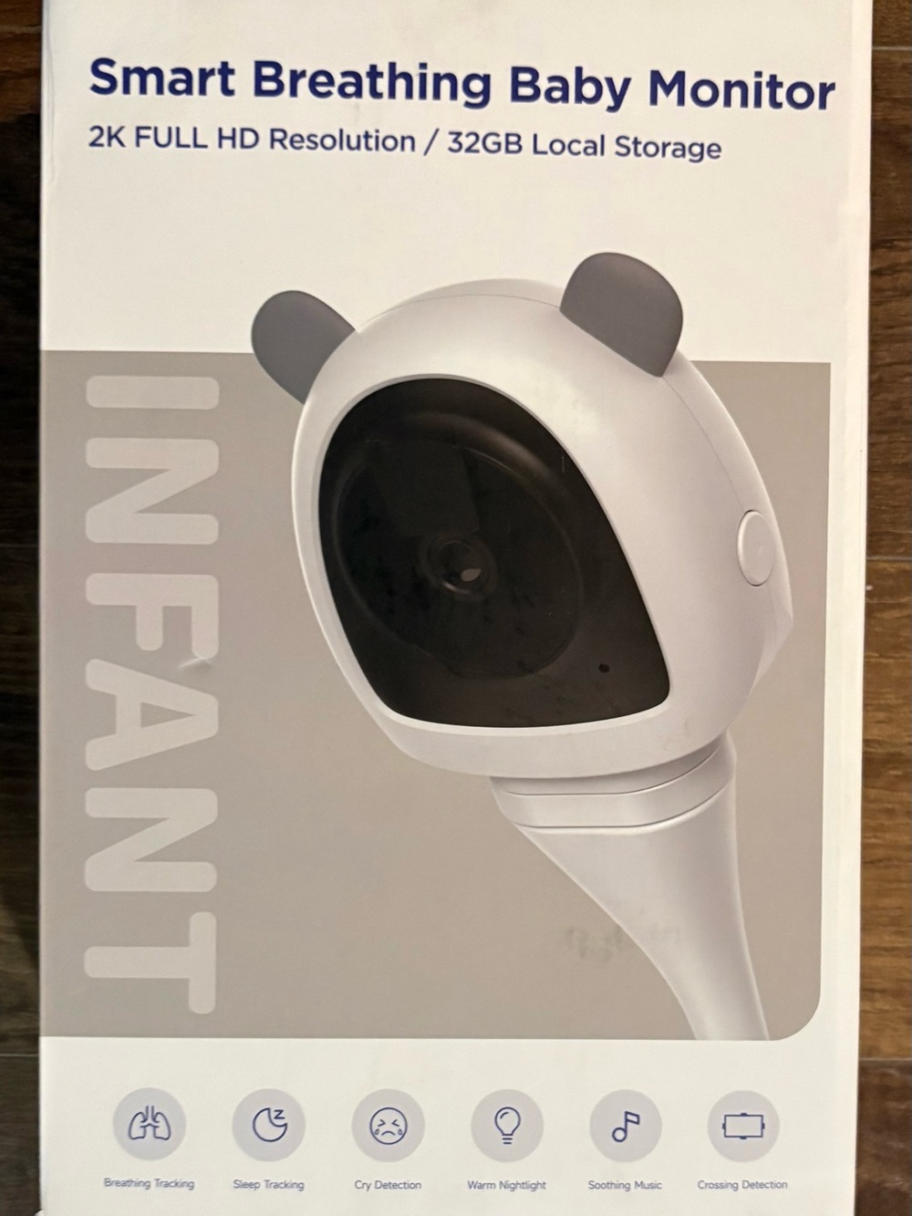 Smart Breathing Baby Monitor - White